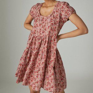Lucky Brand Short Sleeve Babydoll Dress / NWT/Med